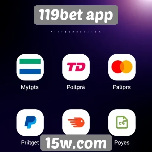 Métodos de pagamento disponíveis no 119bet app
